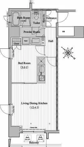 レジディア月島Ⅱ 906