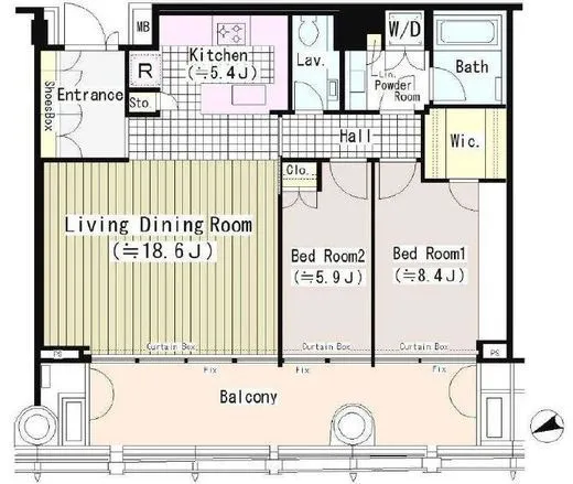 虎ノ門ヒルズレジデンス 43階 88.7㎡