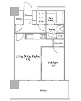 プラザタワー勝どき 3415