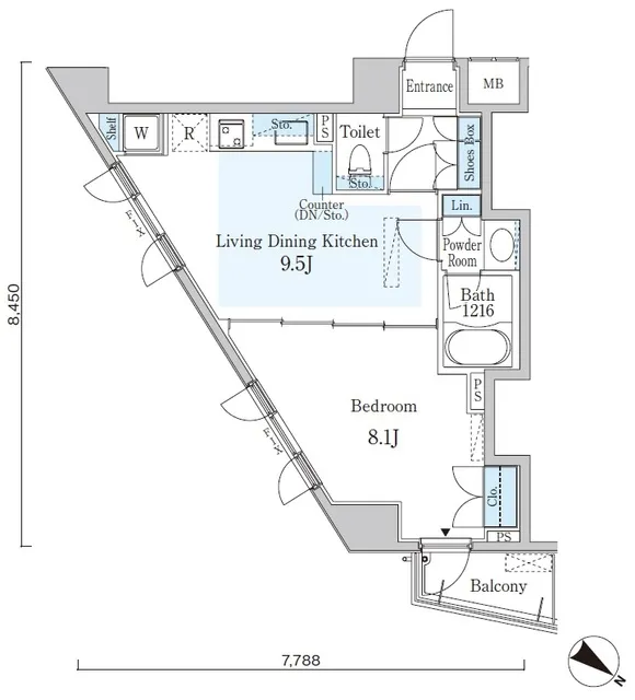 オーキッドレジデンス六本木 502