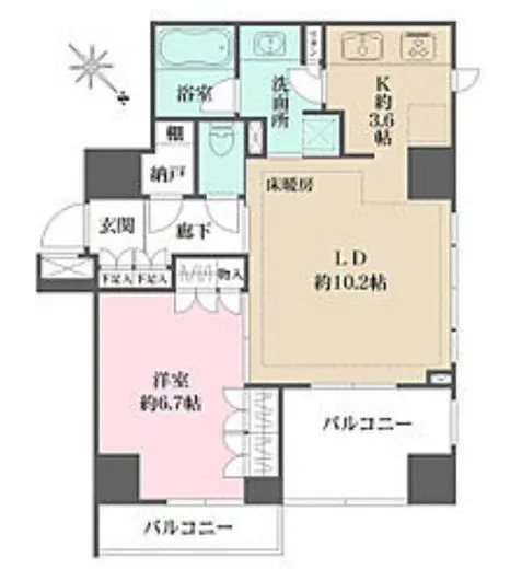 藤和シティホームズ日本橋イースト 5階 50.61㎡