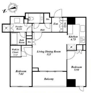 ザ・パークハウスグラン三番町 8階 71.71㎡