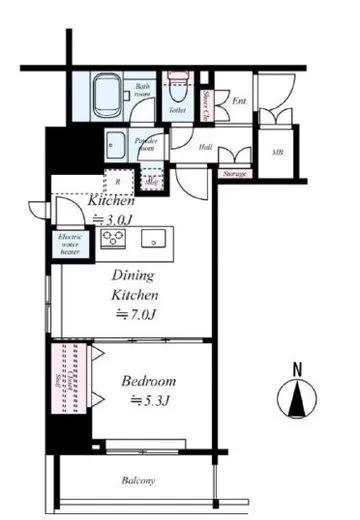 ハーモニーレジデンス菊川ステーションフロント 7階 41.44㎡