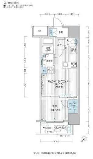 サンウッド東日本橋フラッツ 3階 37.51㎡