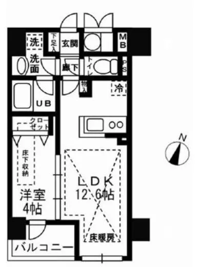 ルジェンテリベル日本橋濱町 8階 40.11㎡