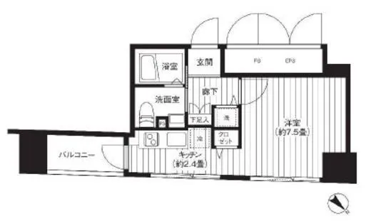 クロスフォー築地 602