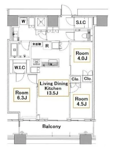 勝どきザ・タワー 40階 71.18㎡