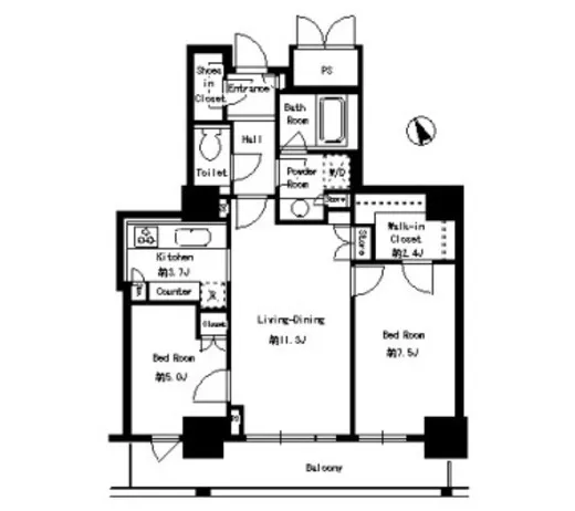 パークタワー芝浦ベイワード　アーバンウイング 303