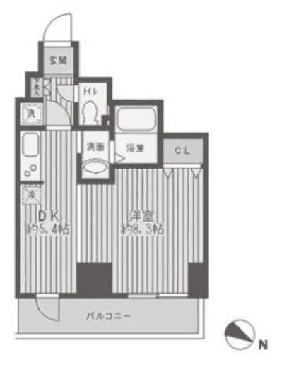 レジディア蒲田 1204