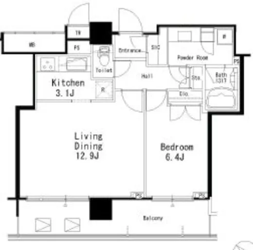 ＭＦＰＲ目黒タワー 1302