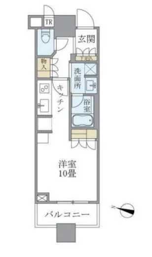 ブリリアタワーズ目黒 6階 30.99㎡