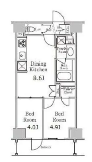 レジディア千駄木 403