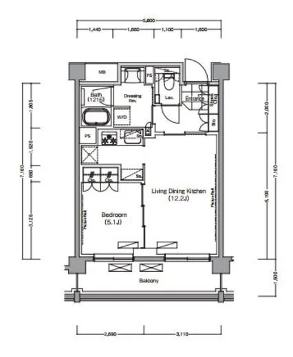 プレジリア代々木大山町 W420