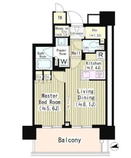 パークシティ中央湊ザタワー 9階 40.81㎡