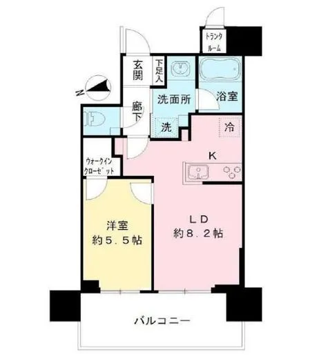 パークシティ中央湊ザタワー 13階 40.06㎡
