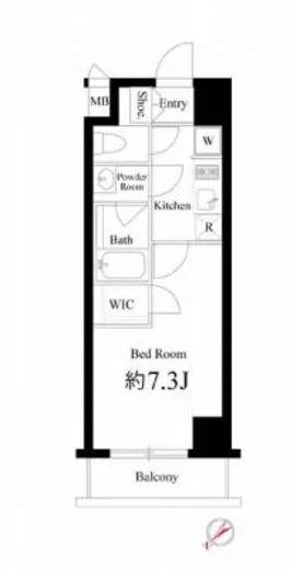 ハーモニーレジデンス新宿ＥＡＳＴ 5階 25.57㎡