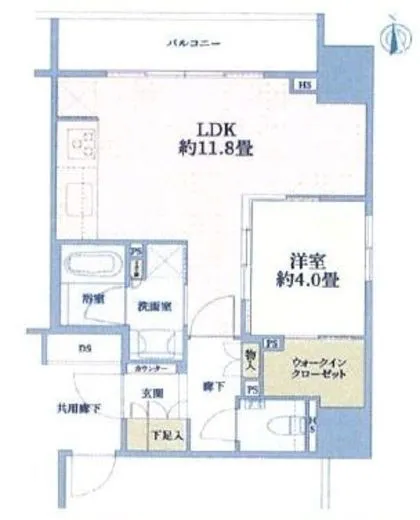 リビオレゾン大手町 6階 40.63㎡