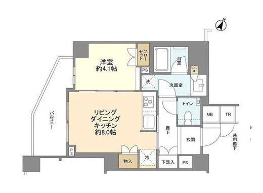 ブランズ碑文谷三丁目 4階 37.26㎡