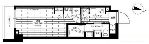 グランドコンシェルジュ三宿アジールコート 4階 25.65㎡