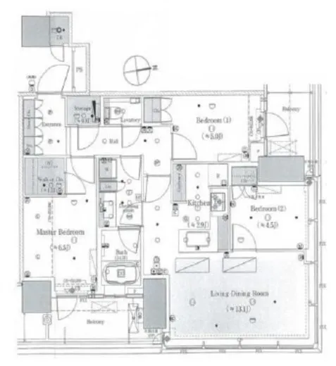 パークシティ中央湊ザタワー 4階
