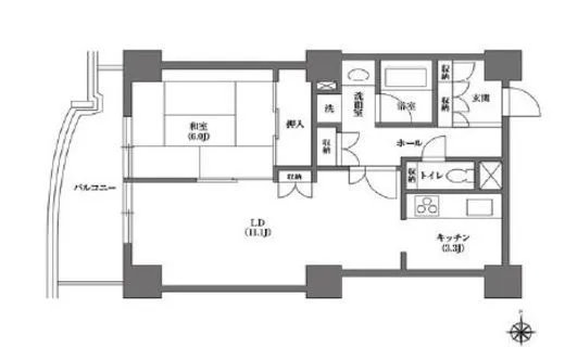 文京グリーンコートビュータワー本駒込 B1402