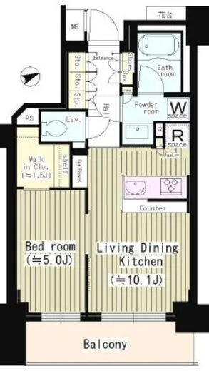 パークリュクス市谷薬王寺 13階 40.1㎡