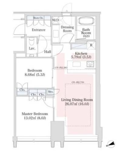 セントラルパークタワー・ラ・トゥール新宿グランド 1801