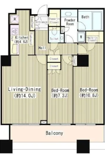 白金タワー 37階 82.4㎡