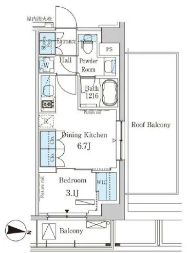 パークアクシス木場キャナル　ウエスト 1203