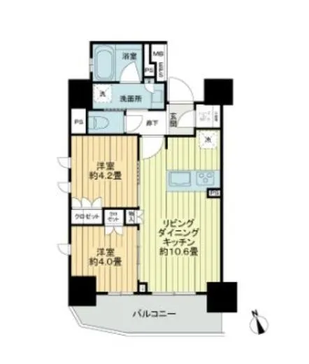 ライオンズ早稲田ミレス 12階 45㎡
