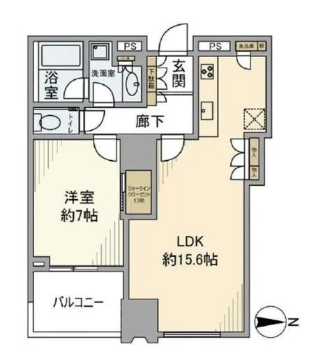 シティタワーズ豊洲ザ・ツイン サウスタワー 5階 57.78㎡