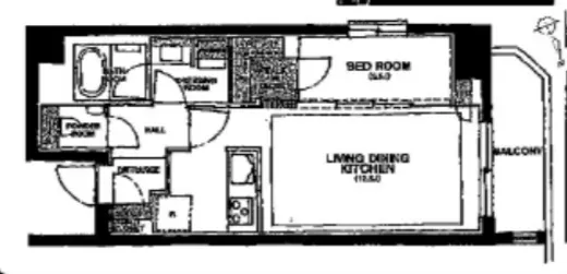 A-standard本郷三丁目 6階 43.5㎡