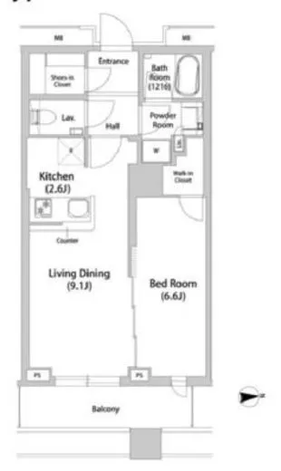 品川ハート　ビュータワー 1912