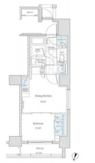 ザ・パークワンズ神田 10階 34.59㎡