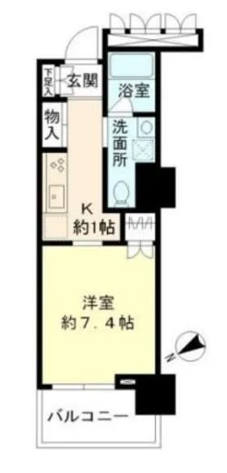 豊洲シエルタワー 5階 28.18㎡