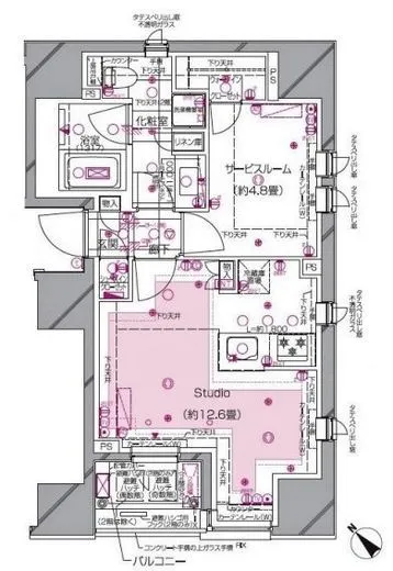 ピアース銀座8丁目 2階 44.55㎡