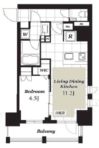 ピアース赤坂 2階 40.4㎡
