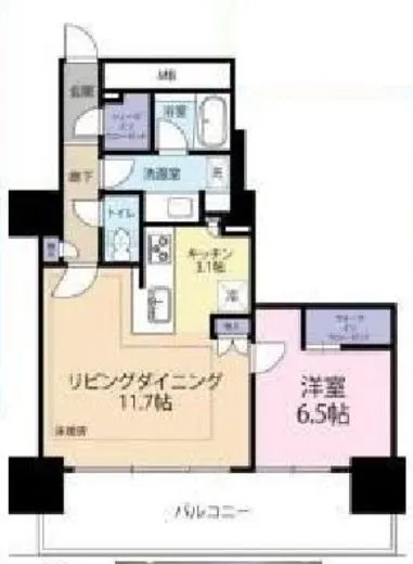 プライムパークス品川シーサイドザ・タワー 10階 53.38㎡