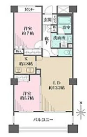 アボリアスコート笹塚 W504