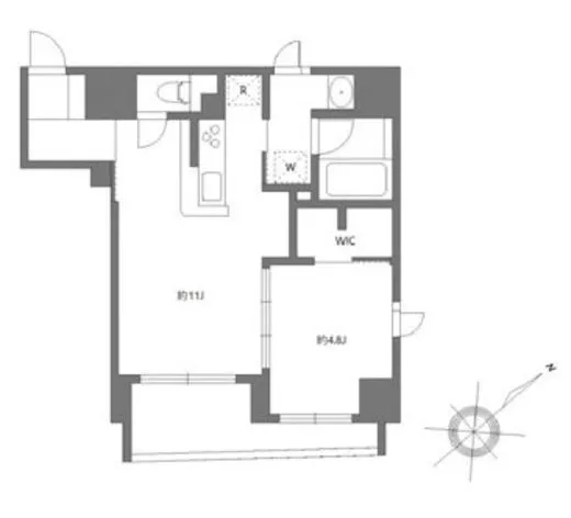 アルティザ東銀座 6階 42㎡