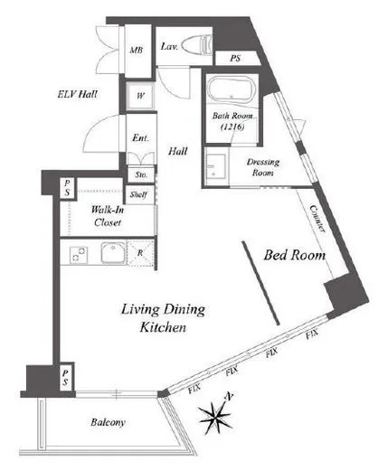 スペーシア麻布十番Ⅰ 502