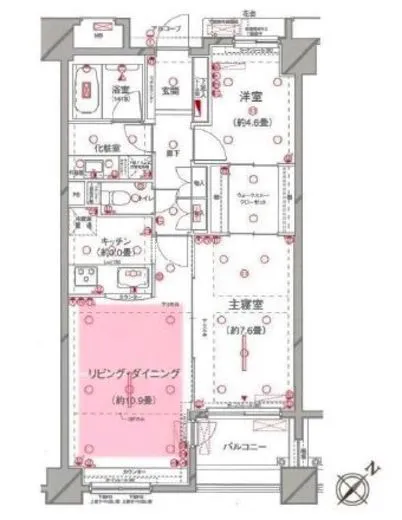 ピアース東京インプレイス 3階 62.35㎡