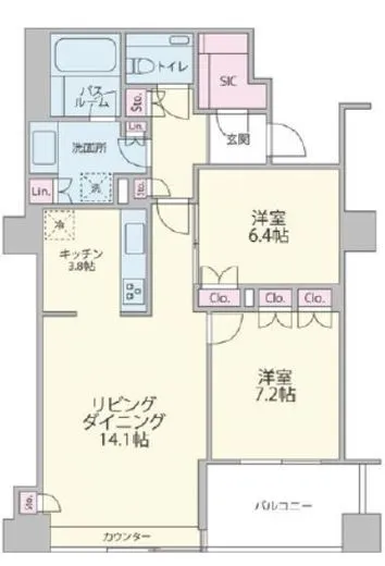 ザ・神宮前レジデンス 7階 73.04㎡