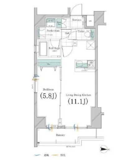 ガリシア錦糸町パークサイド 8階