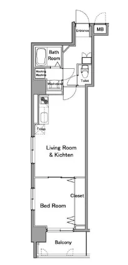 ロメック勝どき 2階