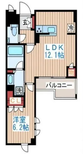 ジオ新宿百人町 3階 42.01㎡