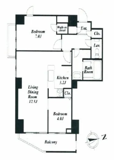 ダイアパレス蔵前 8階 60.65㎡