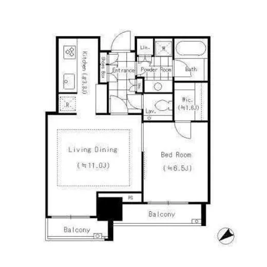 パークコート六本木ヒルトップ 6階 50.17㎡
