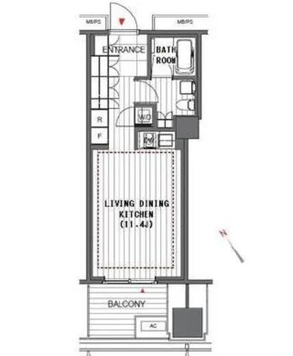 アークヒルズ仙石山レジデンス 6階 33.9㎡