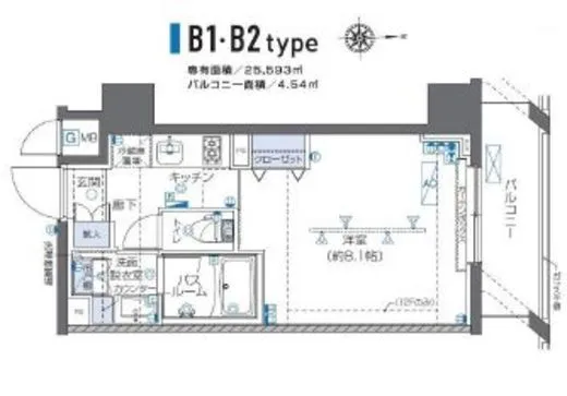 ZOOM秋葉原 11階 25.59㎡